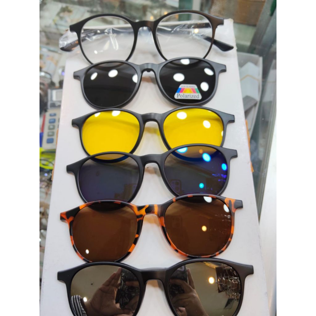 frame kacamata clip on / isi 5 clip on / kacamata murah / kacamata fashion