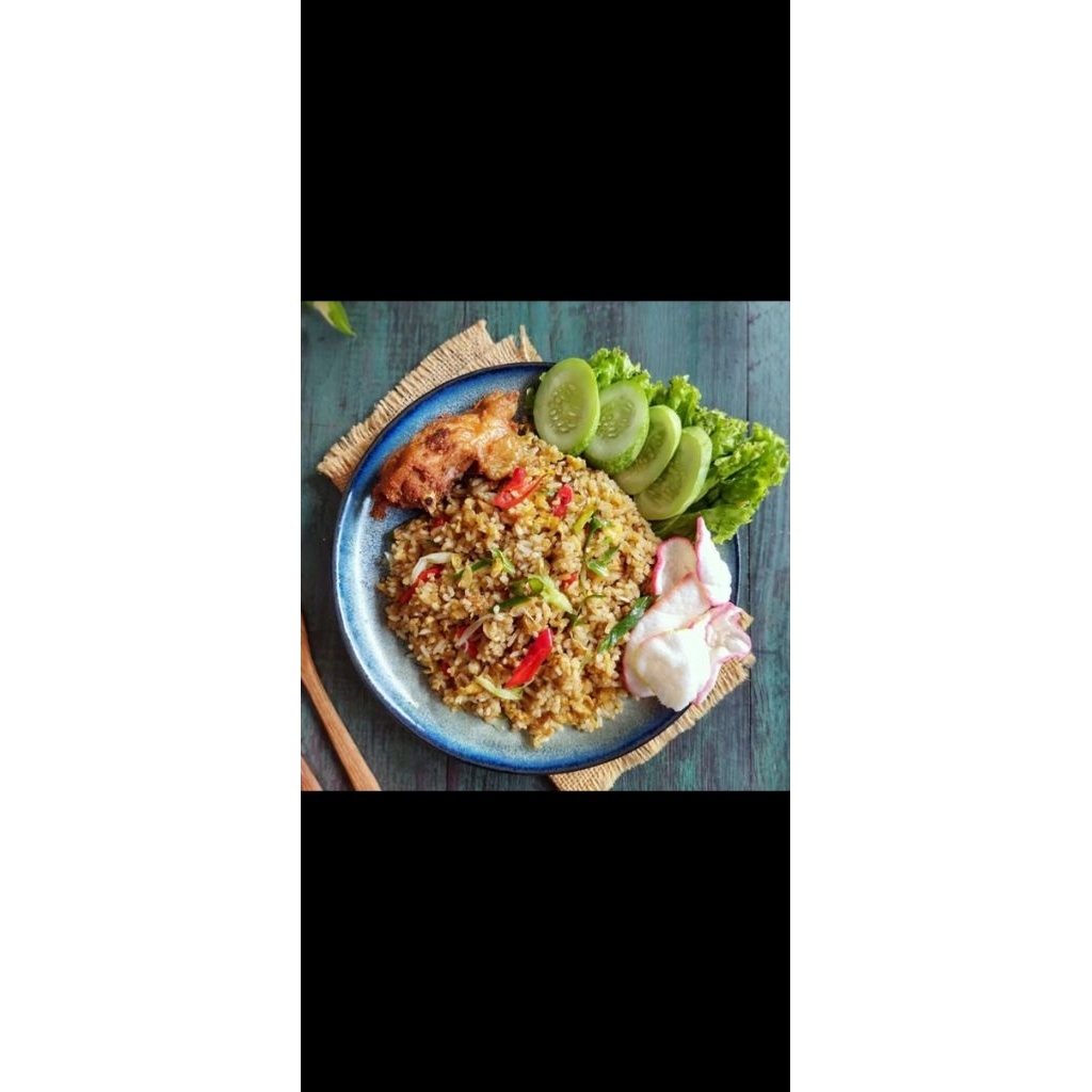 

Nasi Goreng (telur dicampur)