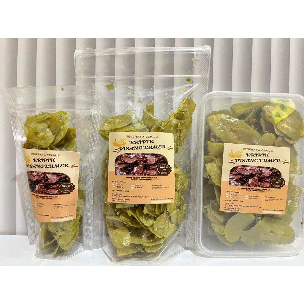 

kripik pisang lumer matcha