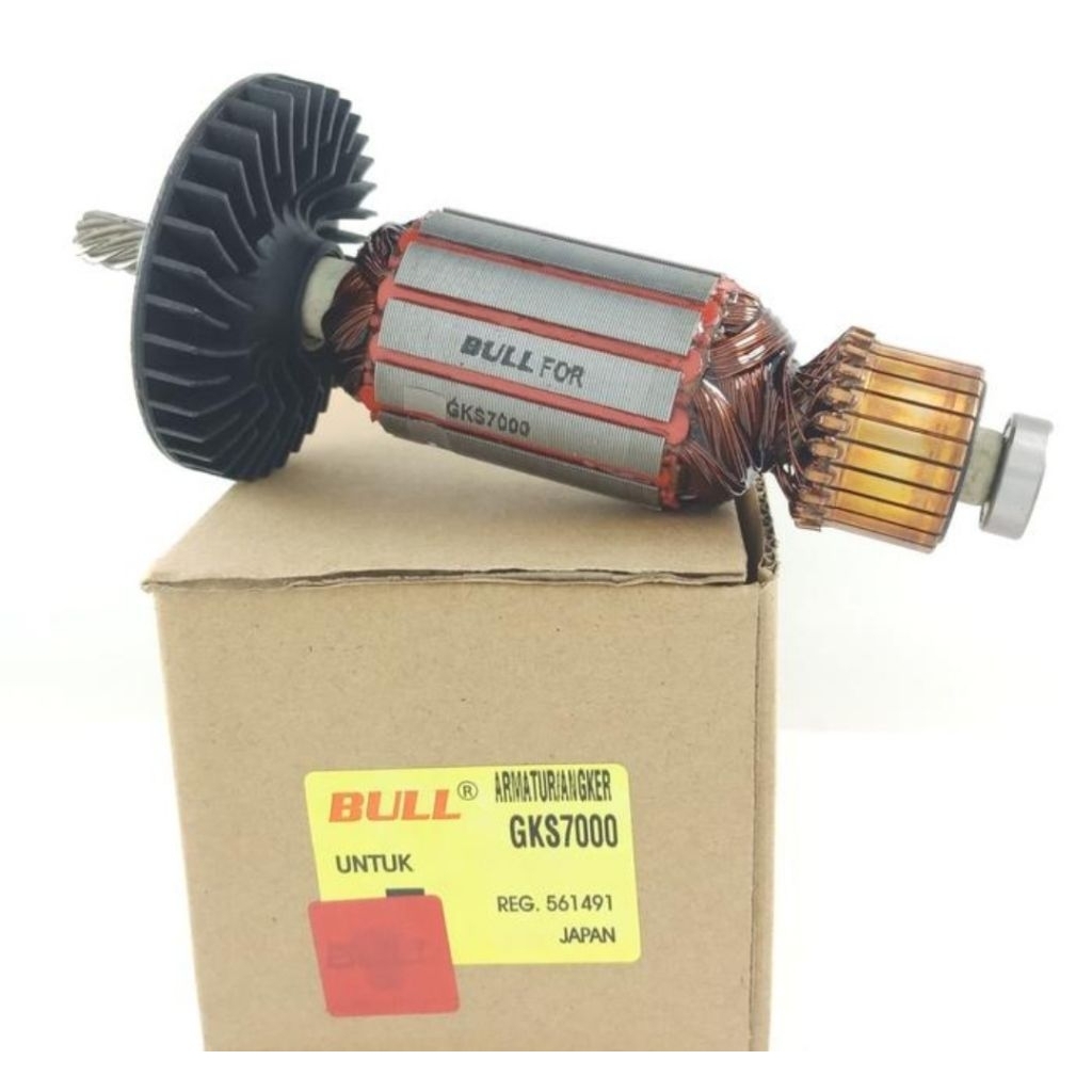 ARMATURE BOSCH GKS7000 ANGKER ROTOR MESIN CIRCULAR SAW BOSCH GKS 7000 BULL
