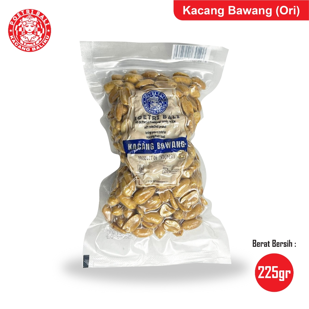 

Poetri Bali Kacang Bawang Original 225gr - Poetri Bali Surabaya