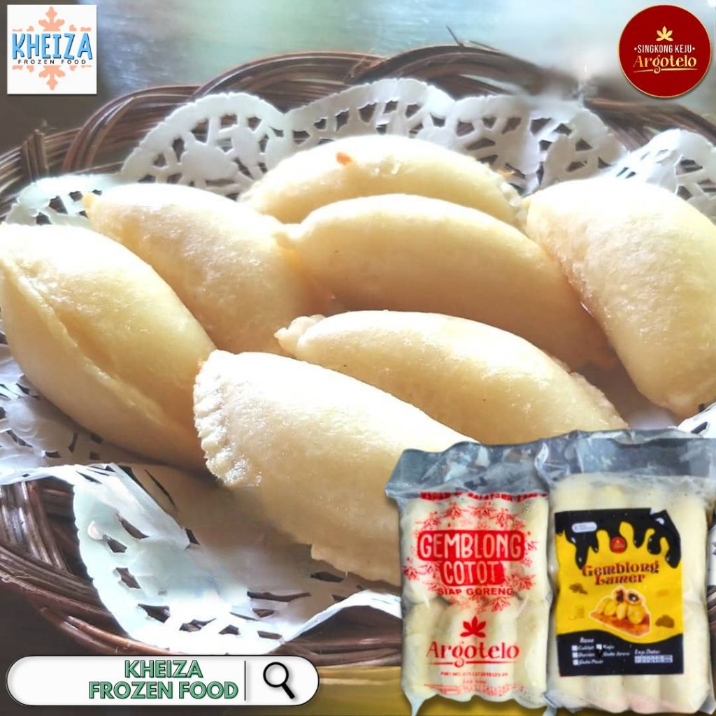 

ARGOTELO Gemblong Singkong Cotot Lumer Cokelat Keju Gula Jawa Siap Goreng Frozen Oleh - Oleh - Kheiza Frozen