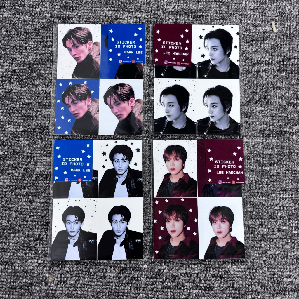 [READY STOCK] sticker id - mark haechan - id photo stiker - mark haechan nct 127 nct dream kpop id f