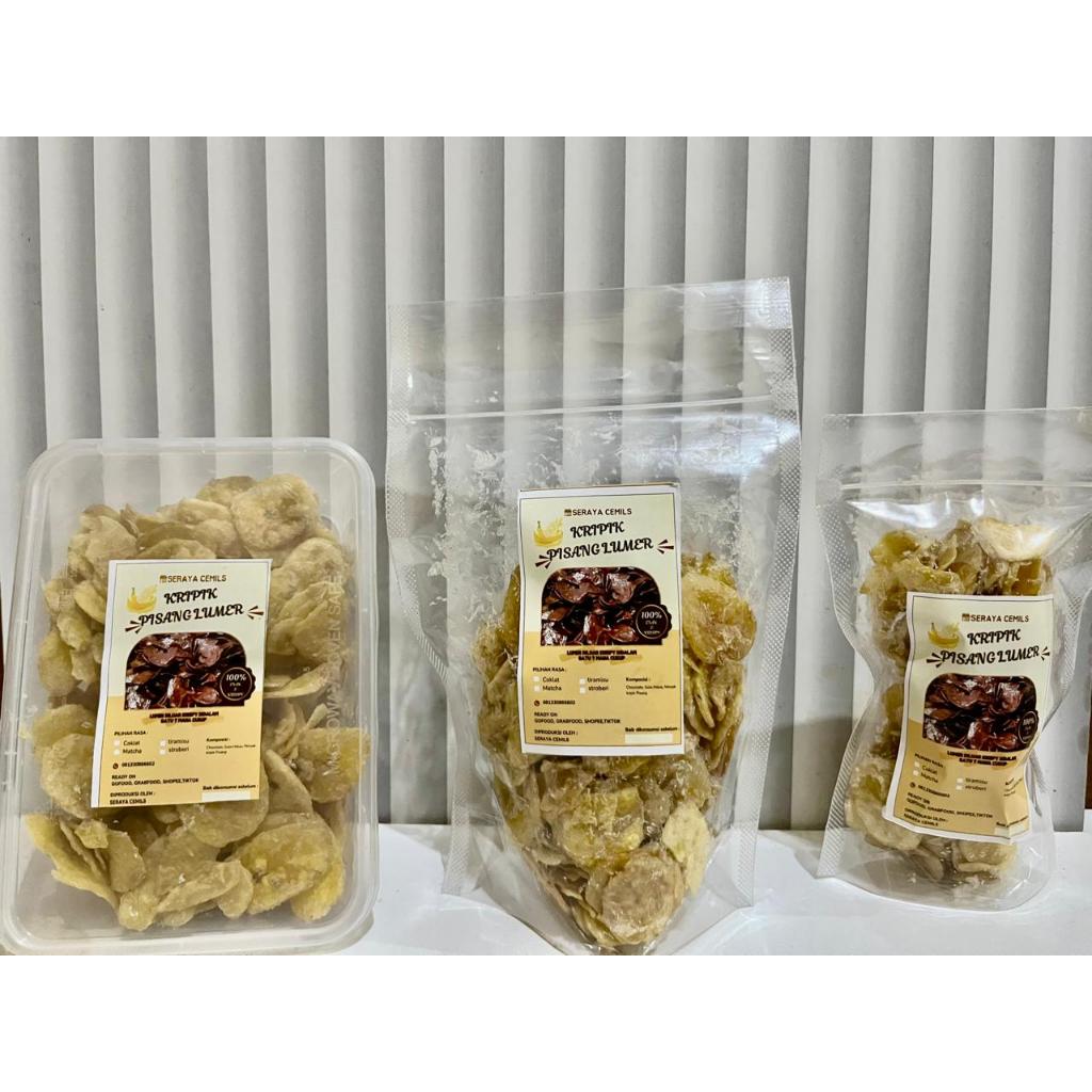 

kripik pisang lumer tiramisu