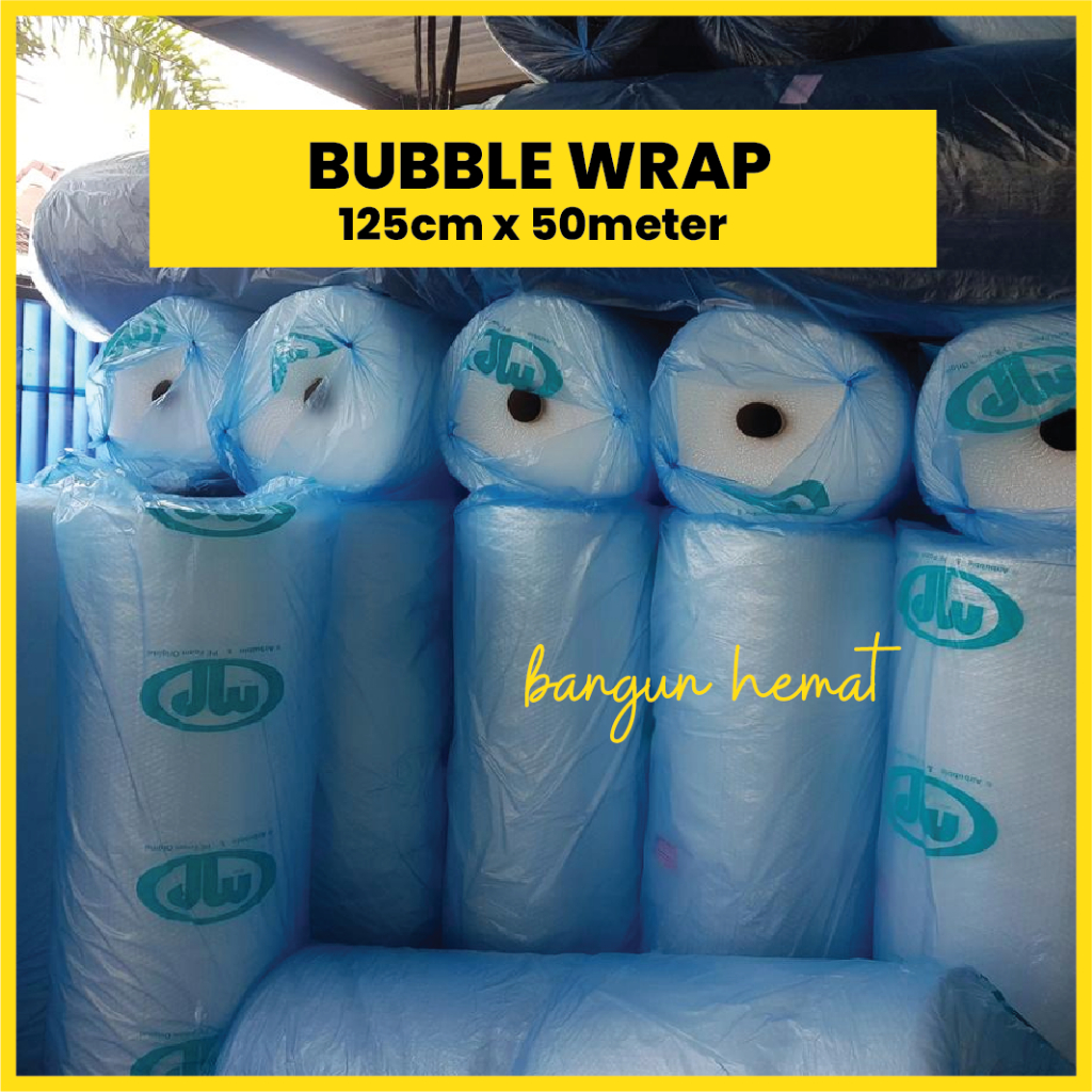 

[GOSEND ONLY] Bubble Wrap Putih 1 Roll – Plastik Tebal Premium untuk Packing