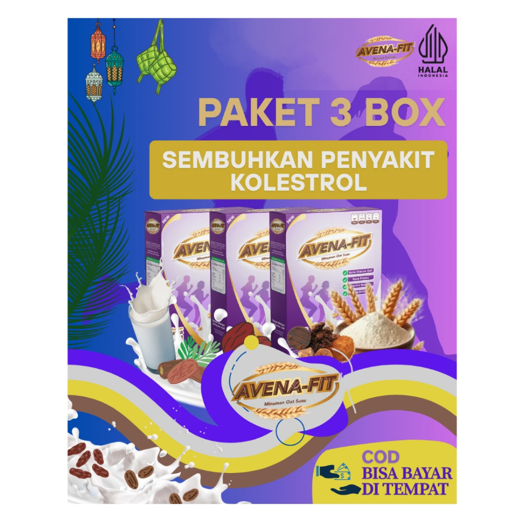 

AVENAFIT SUSU OAT SEREAL PAKET 3 BOX REDAKAN TEKANAN KOLESTROL