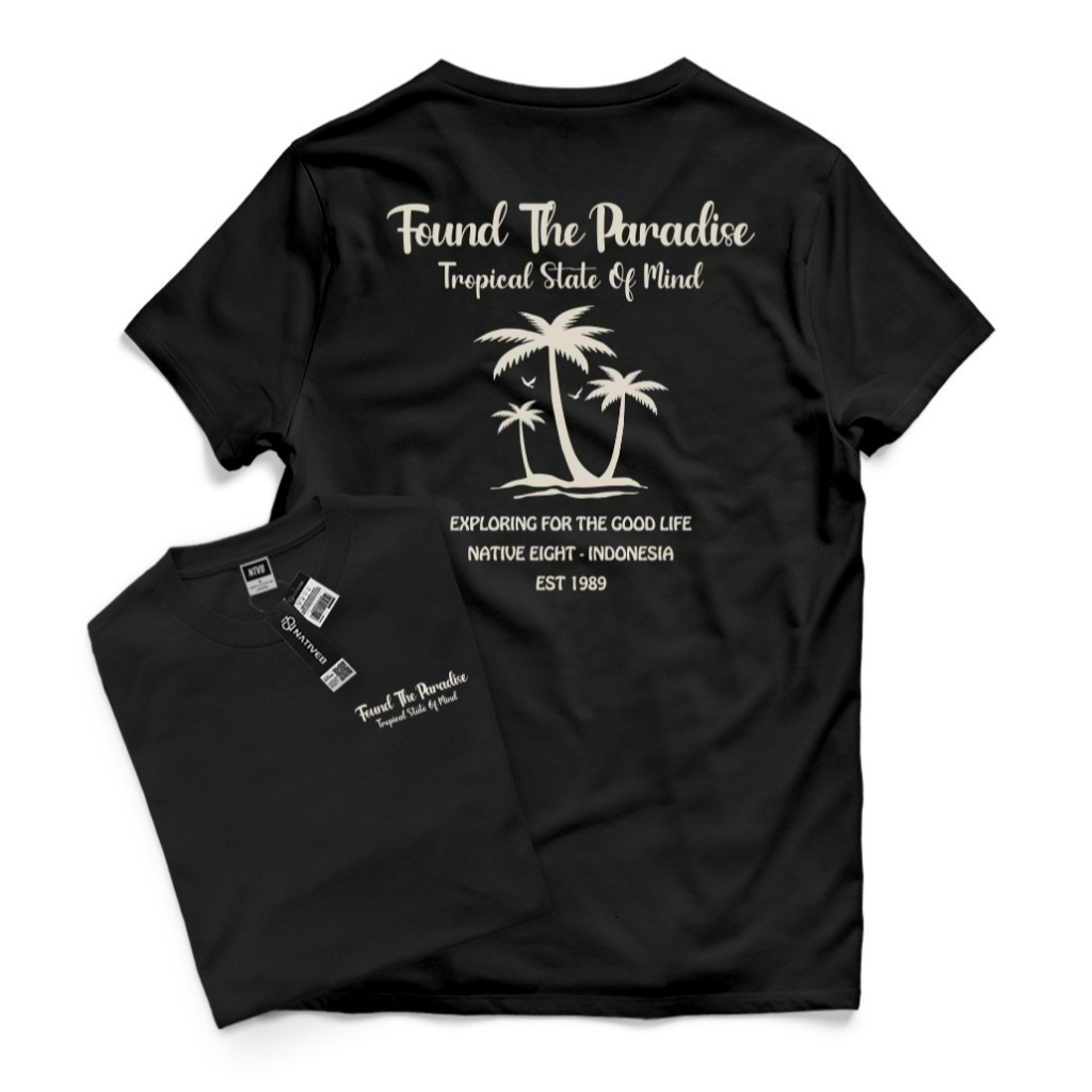 Kaos Distro Pria / Kaos Distro Original / Baju Distro Pria - NATIVE8 - ESSENTIAL