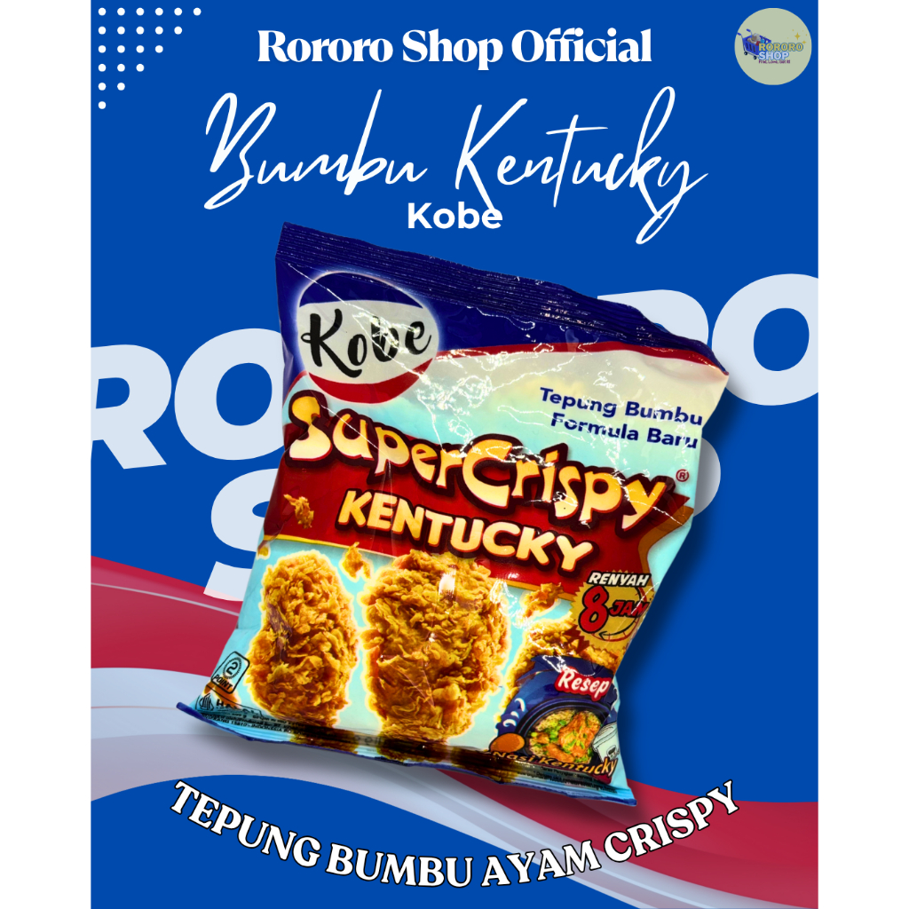 

Bumbu Ayam KOBE Kentucky SUPER CRISPY 200gram Spices Bahan Goreng Ayam Krispi