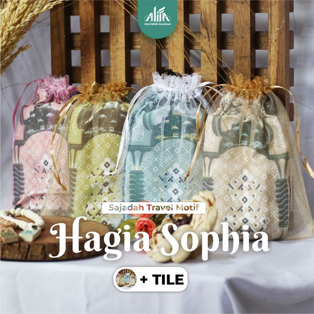 Sajadah Hagia Sophia Free Tile, Souvenir Sajadah Travel Sajadah Oleh Oleh Haji