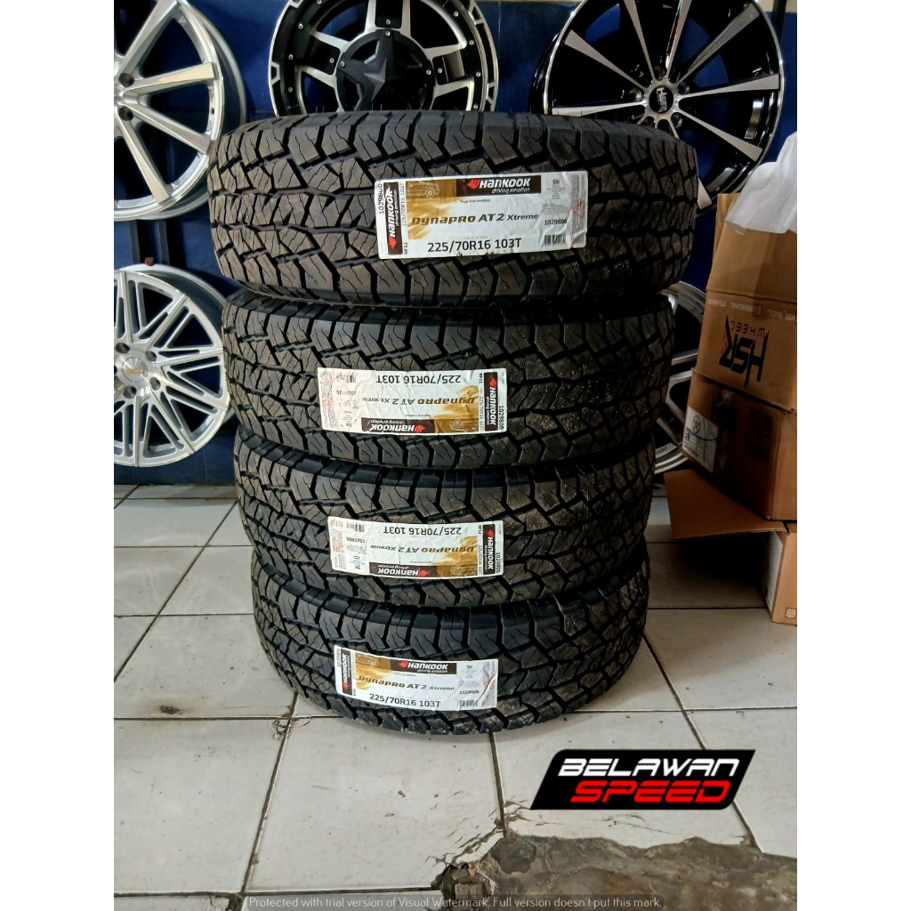 Ban Mobil Tubles Merk Hankook Dynapro AT Ukuran 225 70 Ring 16 R16- siap kirim