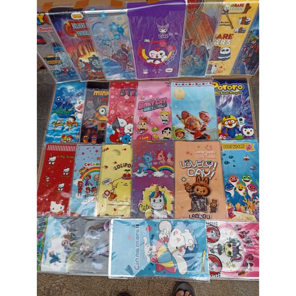 plastik snack ulang tahun/plastik snak ulang tahun anak plastik party bag isi 10lembar