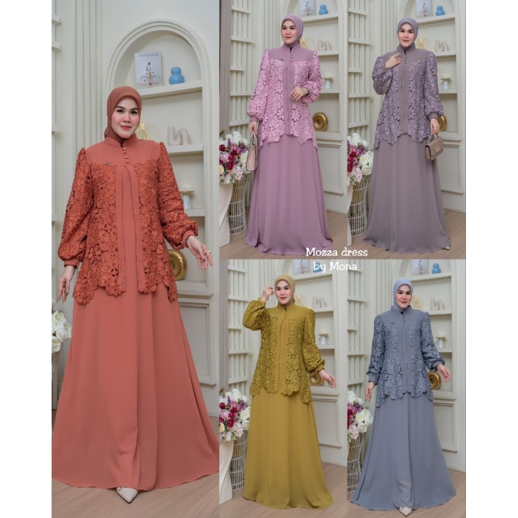 Mozza Dress Original / COD / by MonaSyar'i