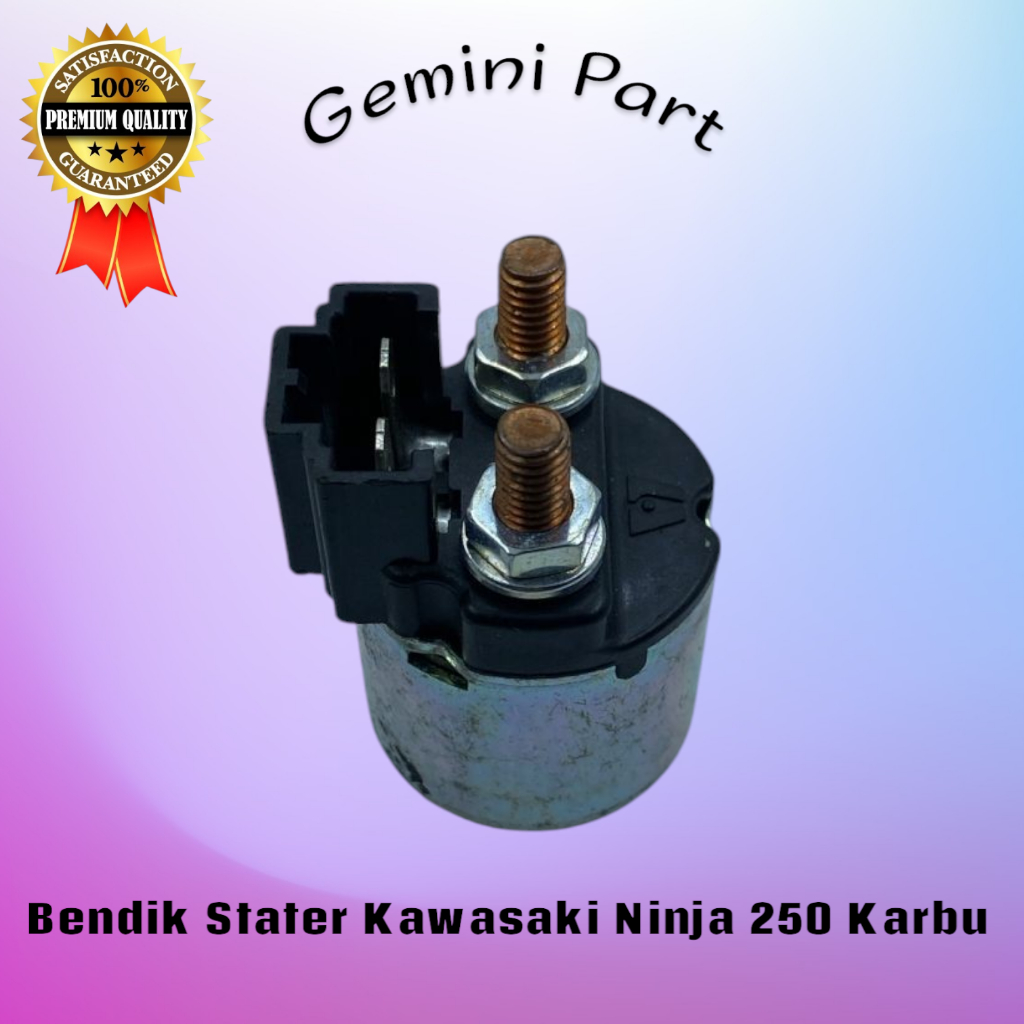 Bendik Stater Kawasaki Ninja 250 Karbu - Bendik relay stater Ninja 250 Karbu