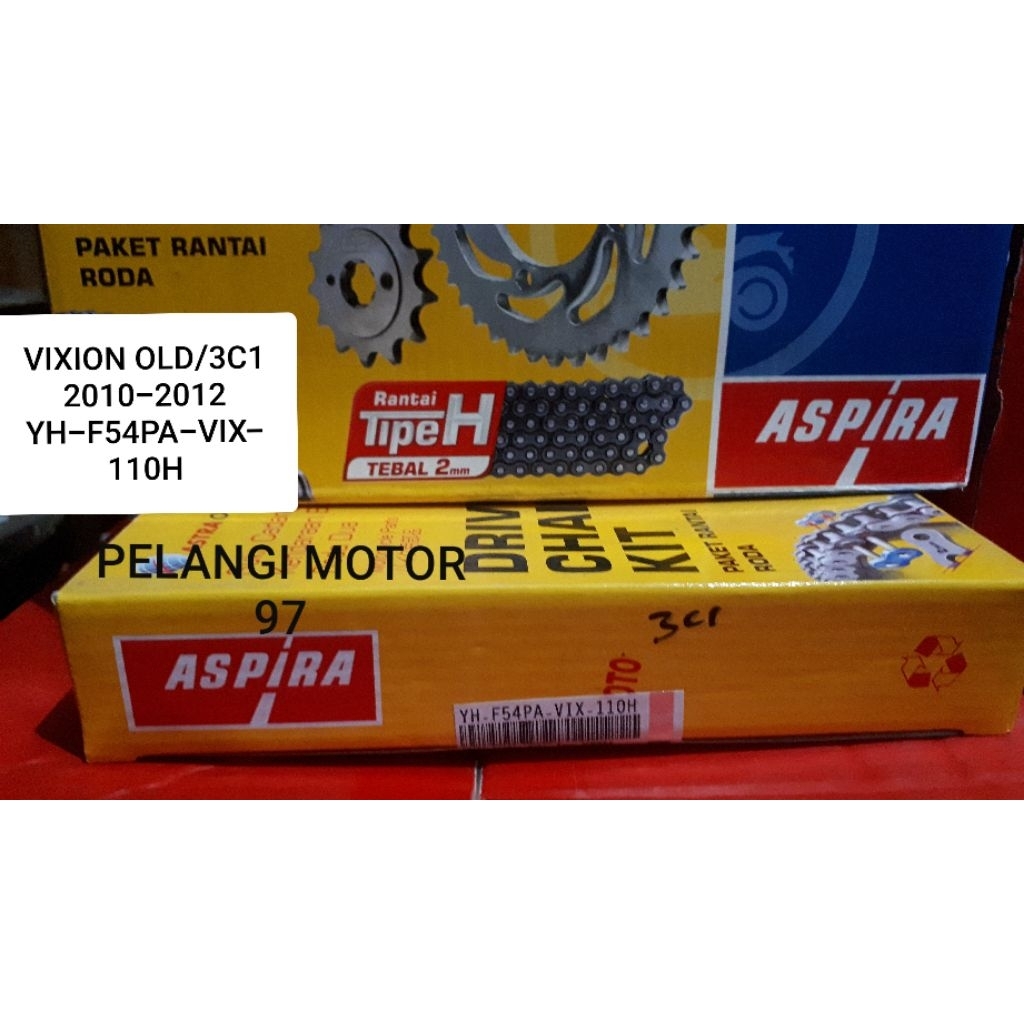 Gear gir set gir paket set 3C1 vixion old original aspira
