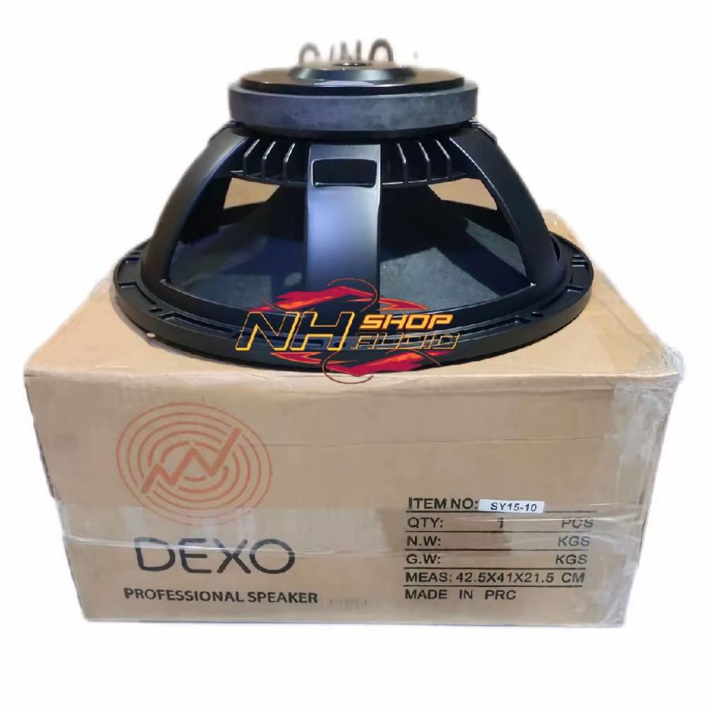 Speaker Dexo SY15-10 15inchi 800Watt Mid low Vc 3in Speaker Dexo 15in Speaker Komponen Dexo Sy15-10 