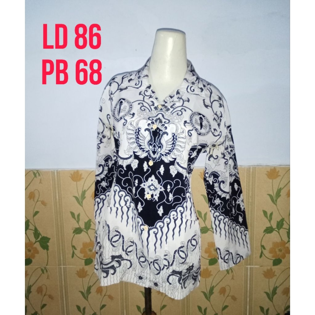 Seragam Atasan Wanita PGRI Guru Preloved