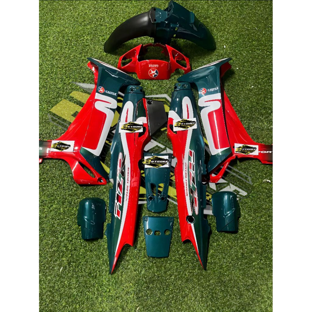 Fullset Body Halus Fizr Caltex Merah Hijau Botol Body Set Halus Yamaha F1zr Caltex