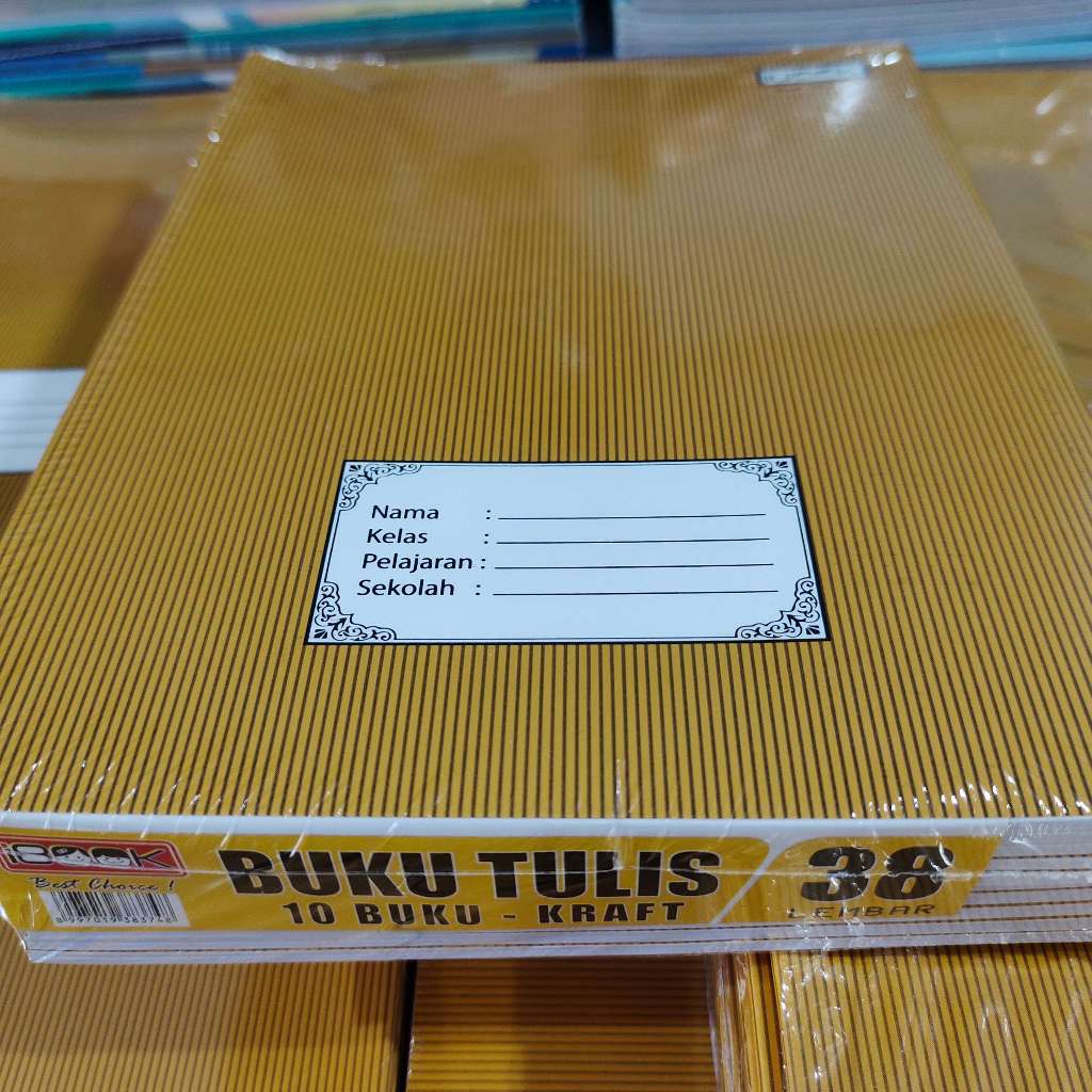 

buku tulis kwarto 38 lembar isi 10 buku, buku tulis sidu, buku tulis kecil