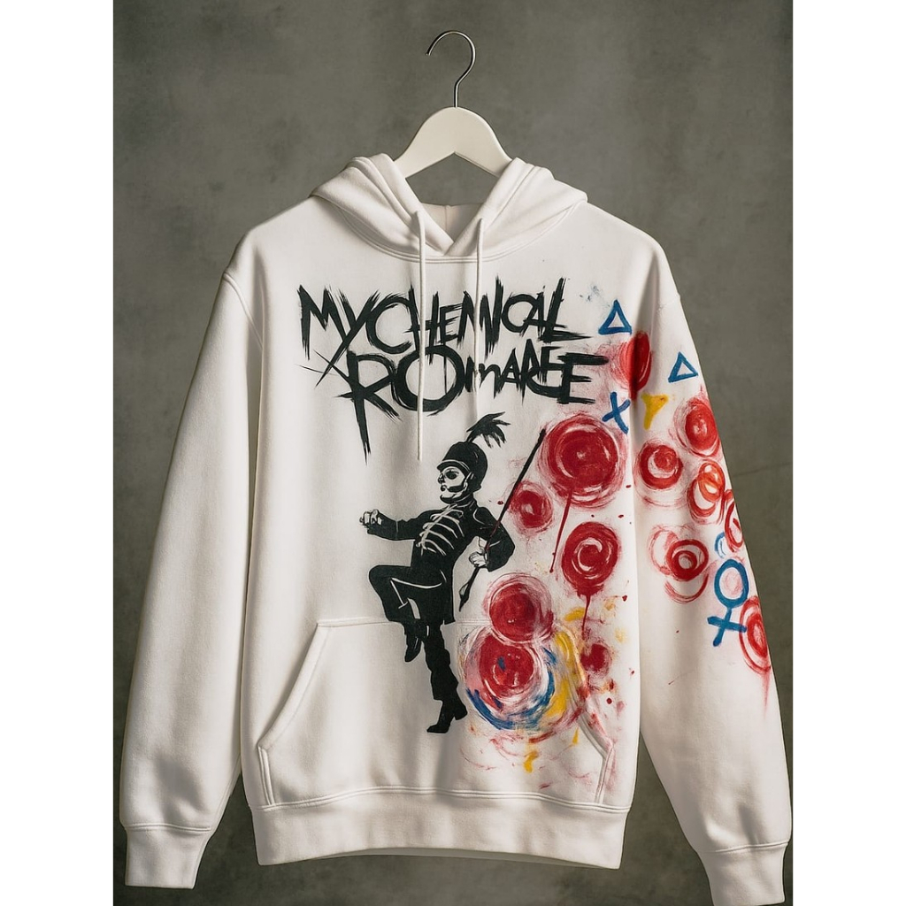 My Chemical Romance Hoodie Handpainting cotton