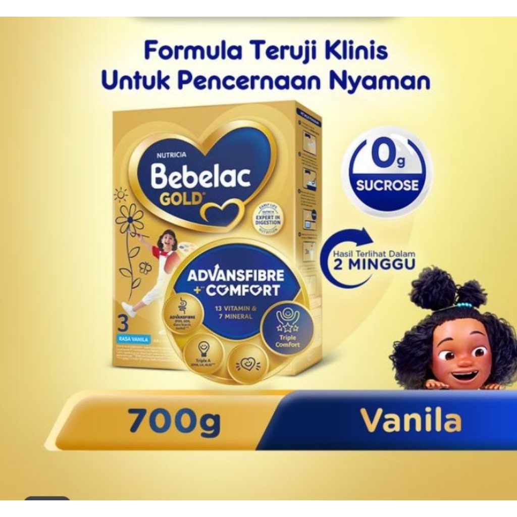 

bebelac gold 3 rasa vanila 700g
