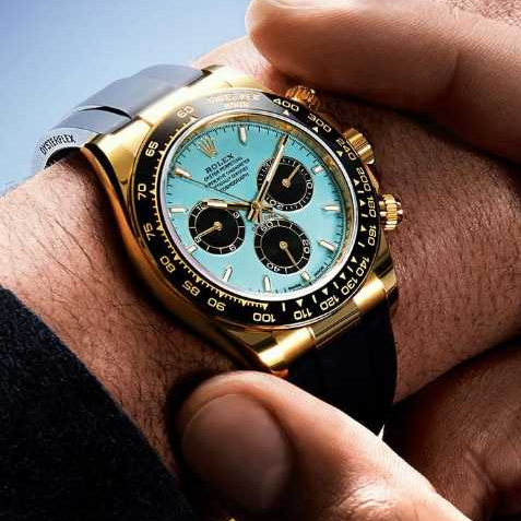 JAM TANGAN ROLEX DAYTONA 126518LN TIFFANY SWISS AUTOMATIC 40MM KACA SAPPHIRE