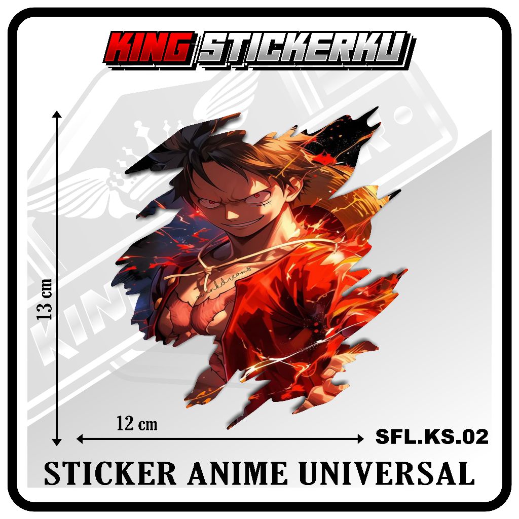 

STICKER VINYL ONE PIECE Anime Stickers Decal Camper STICKER VINYL PRINT KS.02