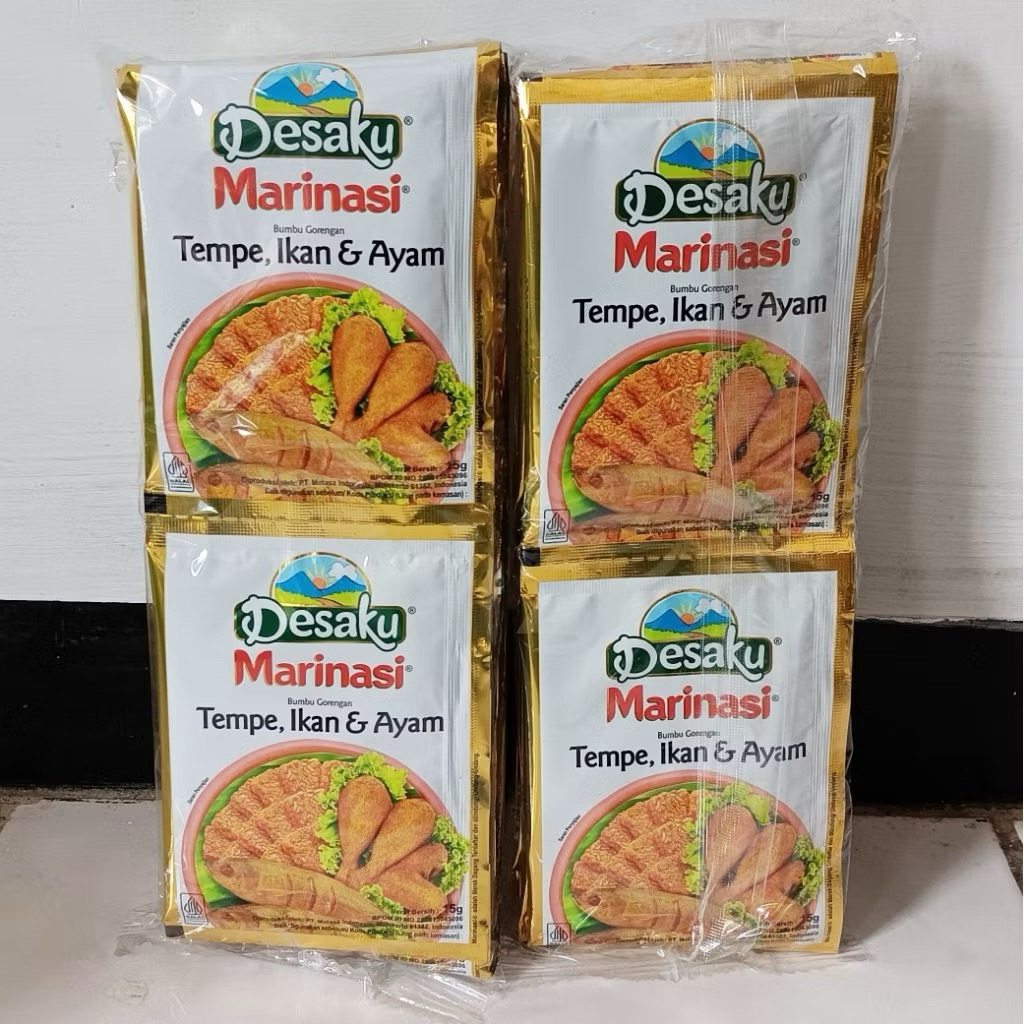

DESAKU MARINASI TEMPE IKAN & AYAM 15G (renceng 12pcs)