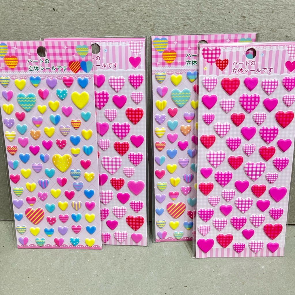 

Stiker Hati / Stiker Love / Stiker Timbul / Stiker Jepang