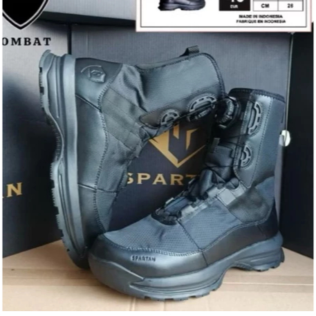 Sepatu PDL Combat Original Kulit Tactical Spartan