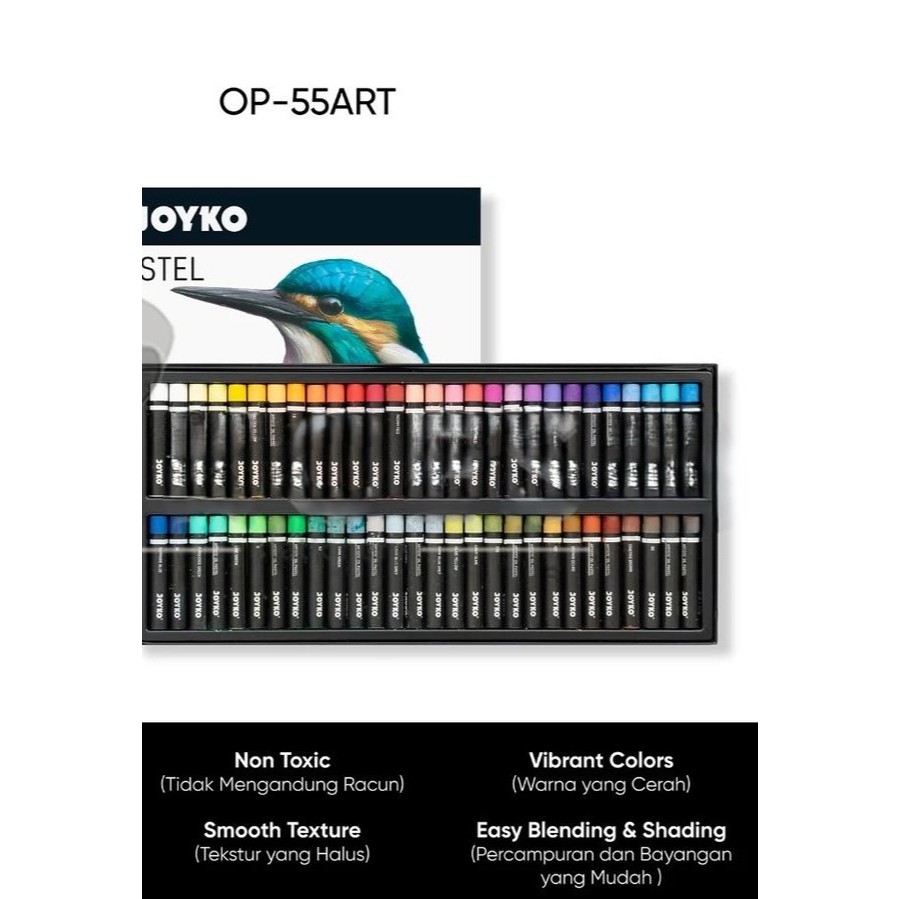 

Joyko Artist Oil Pastel OP-55ART / Krayon Minyak Mewarnai 55