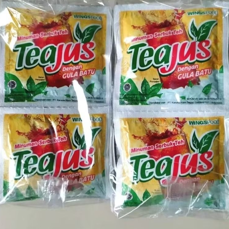 

paket 1 pack isi 6 renceng tea jus gula batu