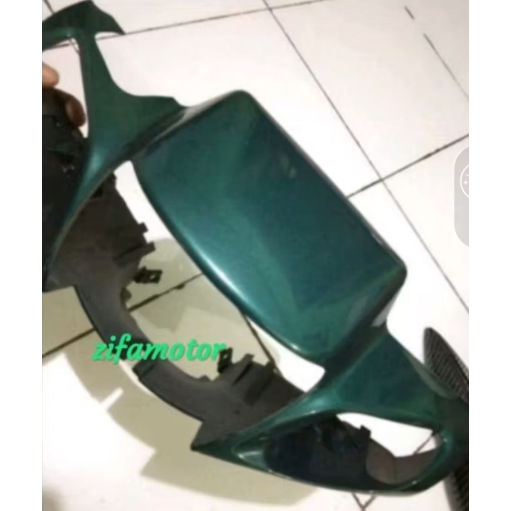 Batok kepala depan Yamaha Fiz R vega R lama warna Hijau botol