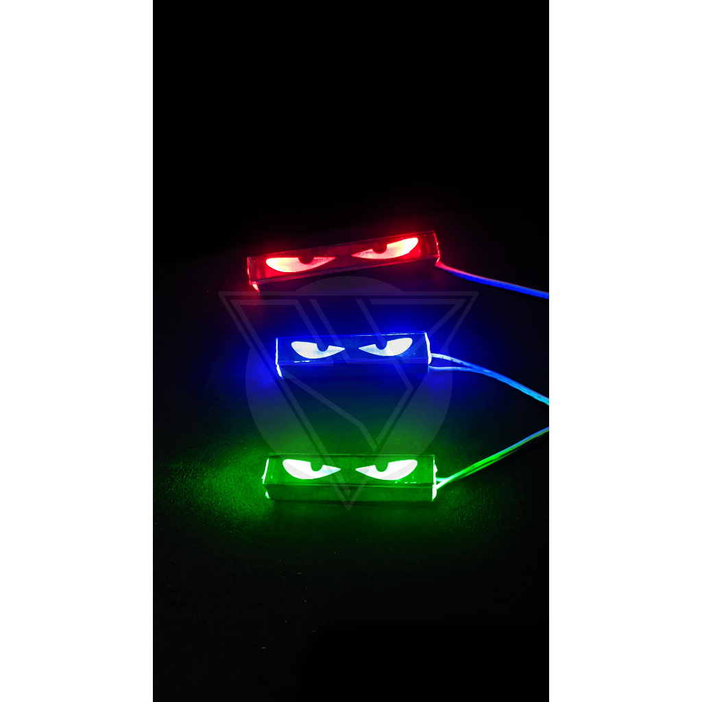 Strobo Mata miniatur bus truk rkc kedip Strobo mata gerak stiker mata sticker miniatur bus strobo rg