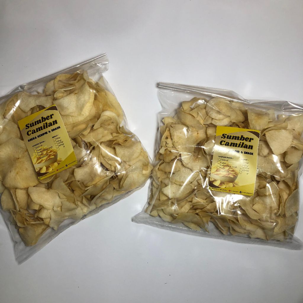 

Keripik Singkong/Pohong Original Kemasan 250Grm By sumbercamilan2