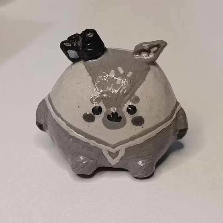 PUYUNENDO - BAZOO VESTIA ZETA MASCOT Mini Figure Clay Handmade / Vtuber Hololive Vestia Zeta Fan Mer