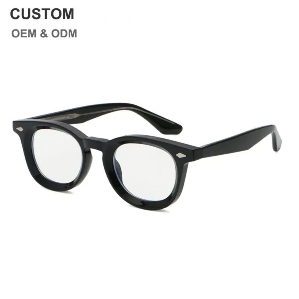 580581 frame kacamata tebal asetat pria wanita minus silinder plus photocromic blueray bluecromic