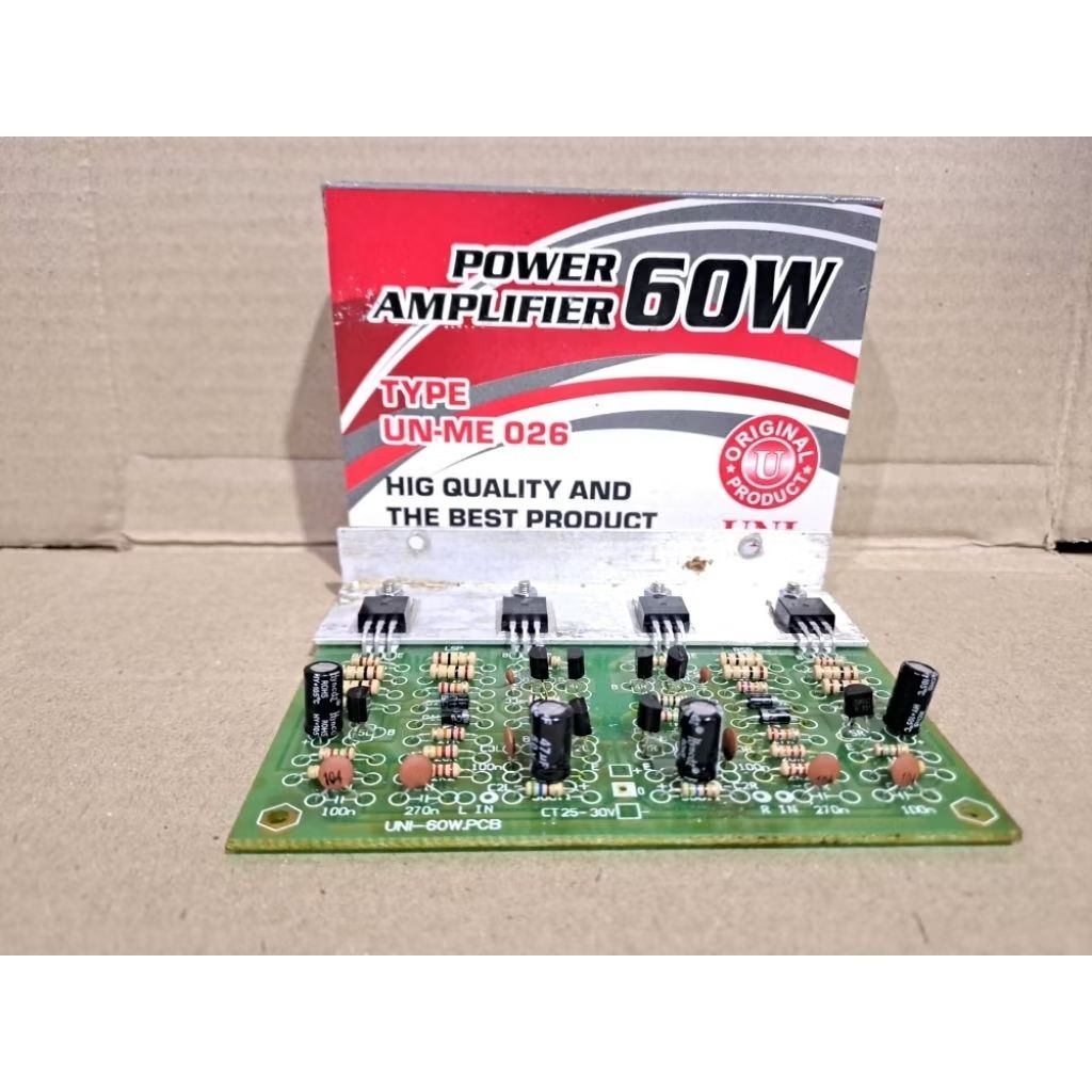 Modul Kit Power Amplifier Class AB 2 x 30 watt ( 60 W ) stereo .