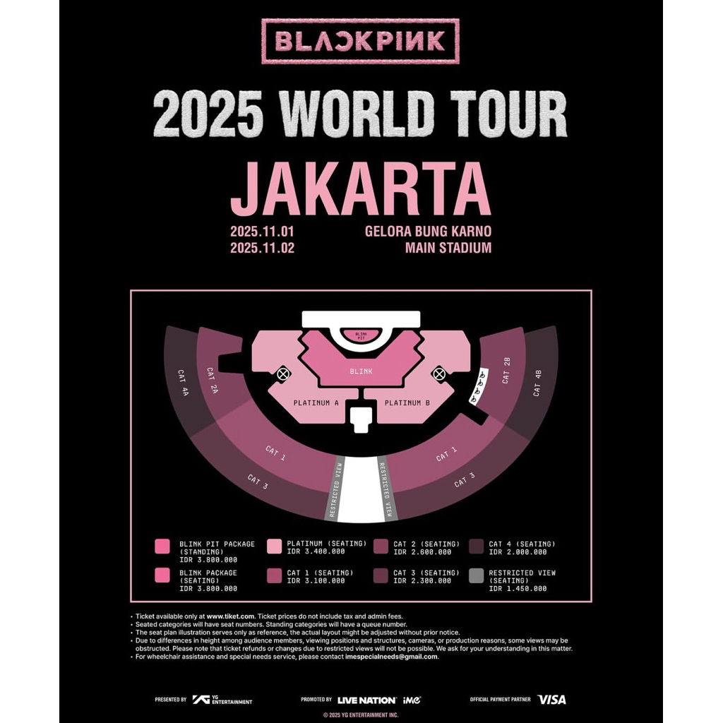 TIKET BLACKPINK CAT 4