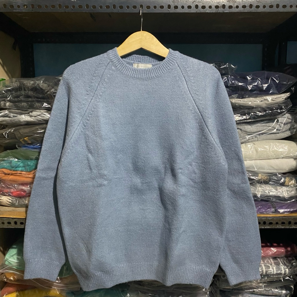 Ecru Standard Kr Knit Biru Size 67x56