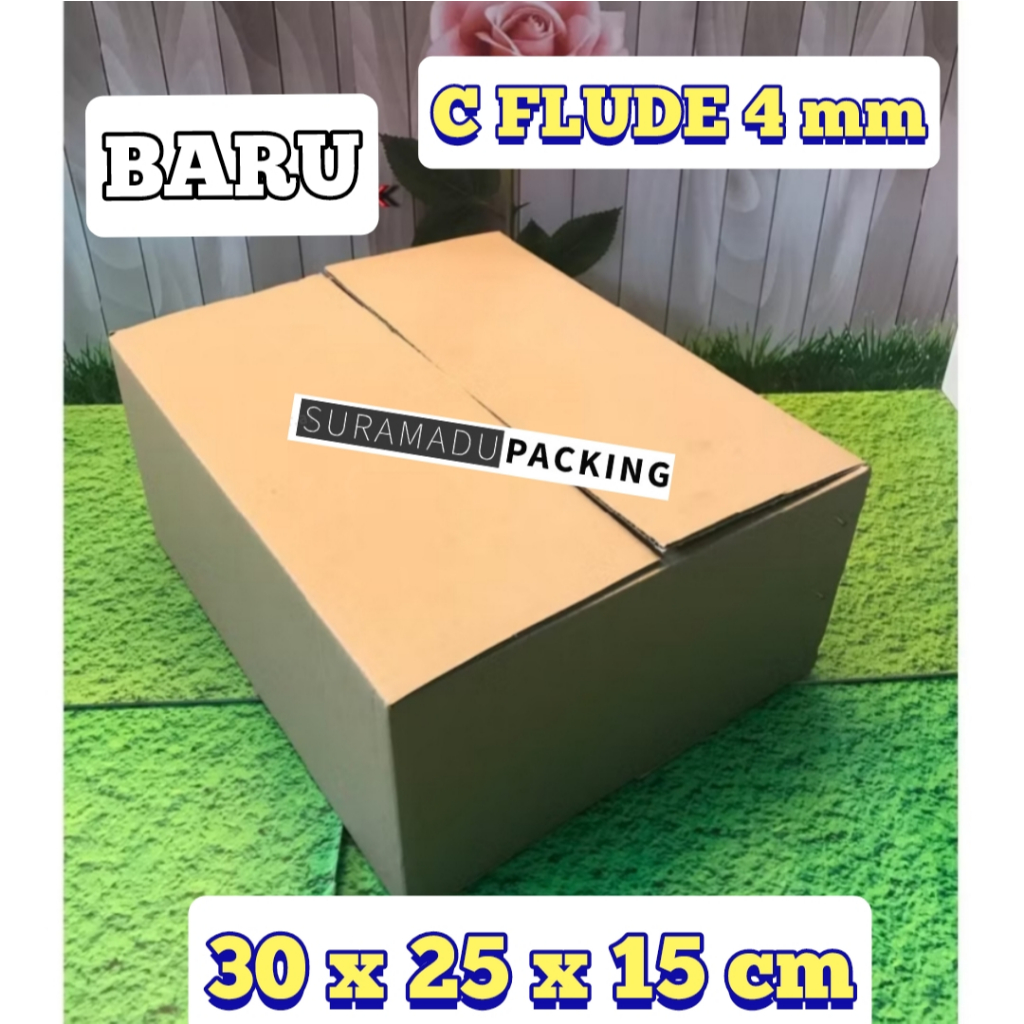 

Kardus box karton packing 30x25x15 cm Packing Polos dan Tebal 4mm C FLUDE