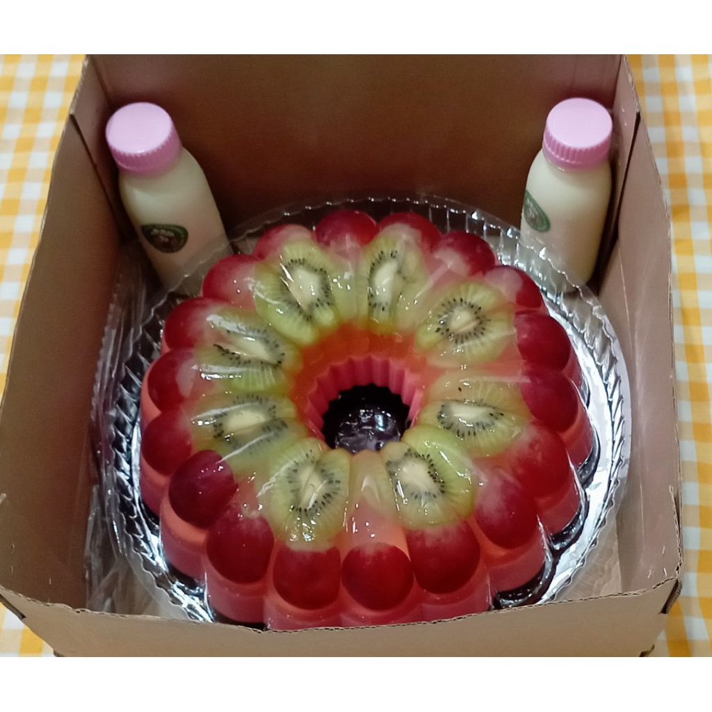 

Puding buah mix/ Puding kopyor/Puding marie (size 24cm)