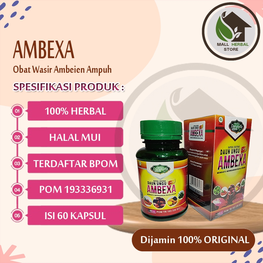 AMBEXA ASLI ORIGINAL OBAT AMBEIEN HERBAL AMPUH
