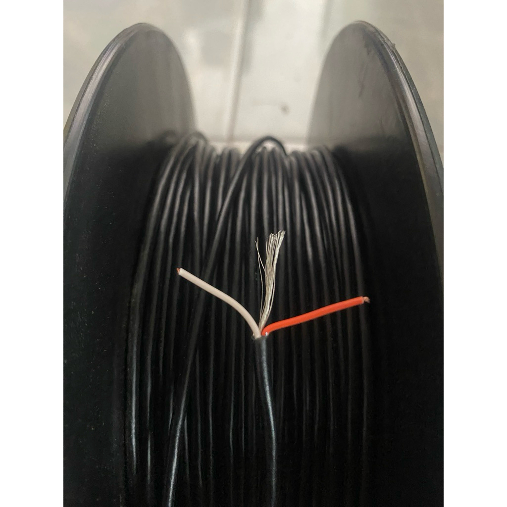 KABEL MAKITA HEAD/MIC STEREO HITAM (1 ROLL) 100 METER