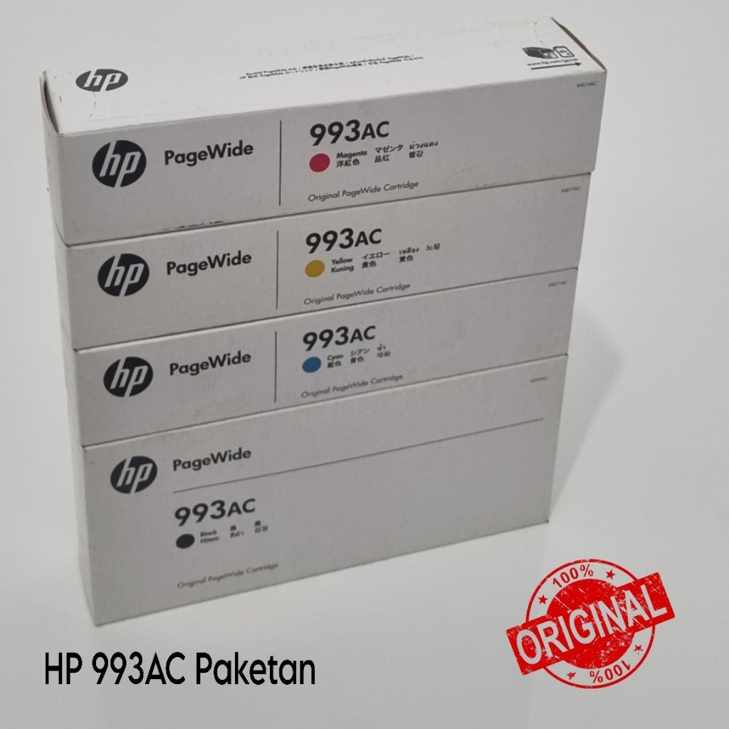 Tinta Cartridge HP 993AC Black dan 993AC Color original
