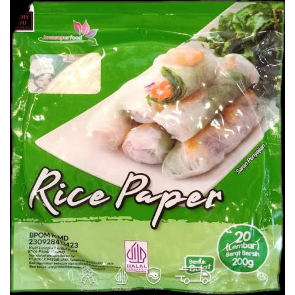

Rice Paper Java Superfood - Isi 20lembar