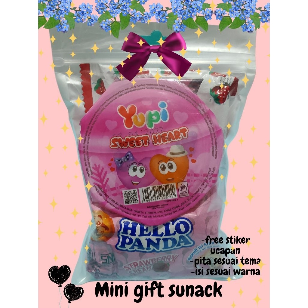 

mini gift snack hadiah ulang tahun hampers mini snack mini