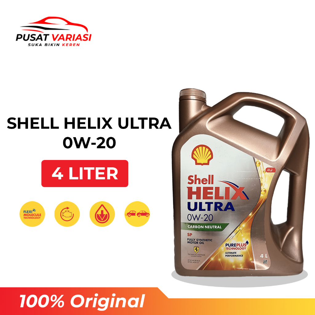 Shell Helix Ultra 0W-20 – 4 Liter original