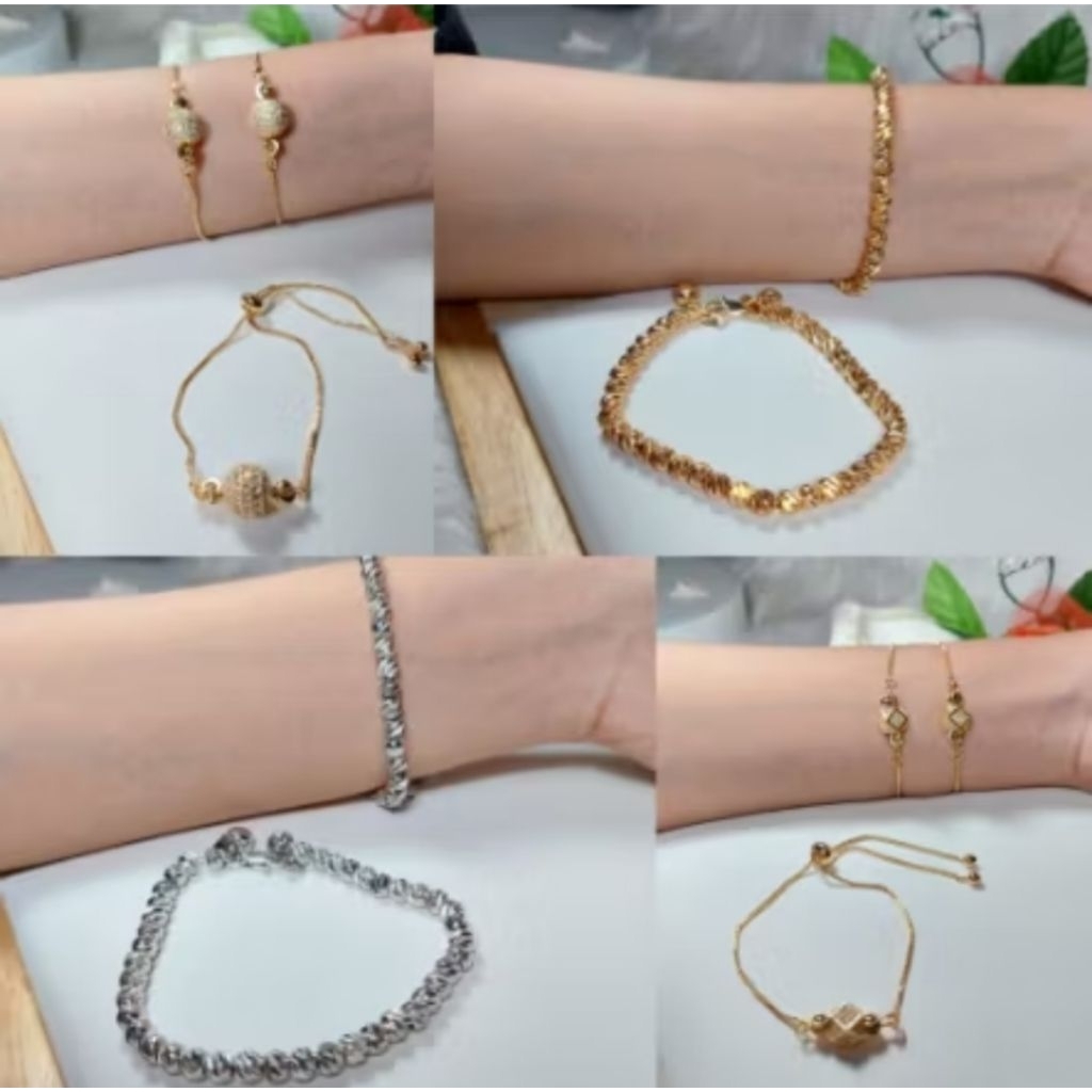 GELANG XUPING BIJI LADA + GELANG SERUT BOLA PERHIASAN WANITA