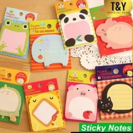 

Sticky Notes Motif Hewan Tempelan Kertas Catatan