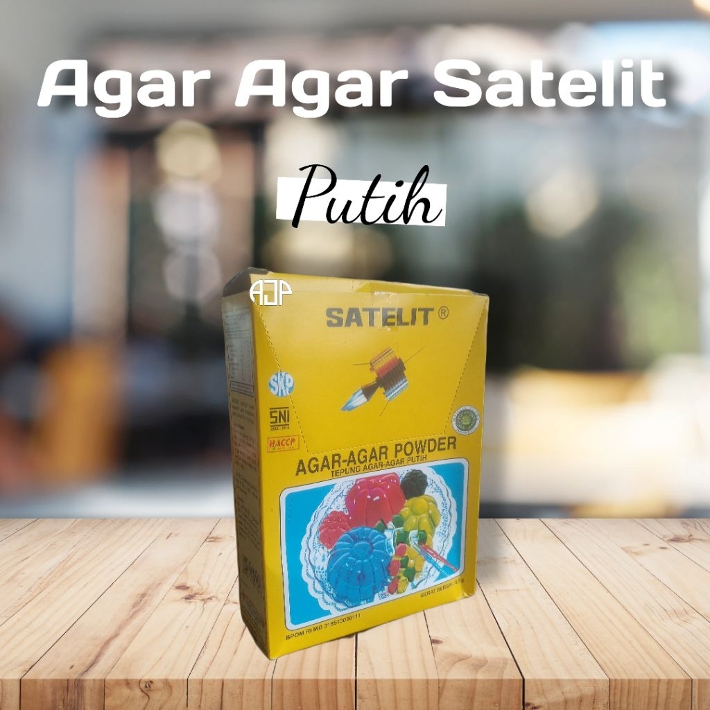 

Agar Agar Satelit Putih Sachet | 12 x 6,5 gr